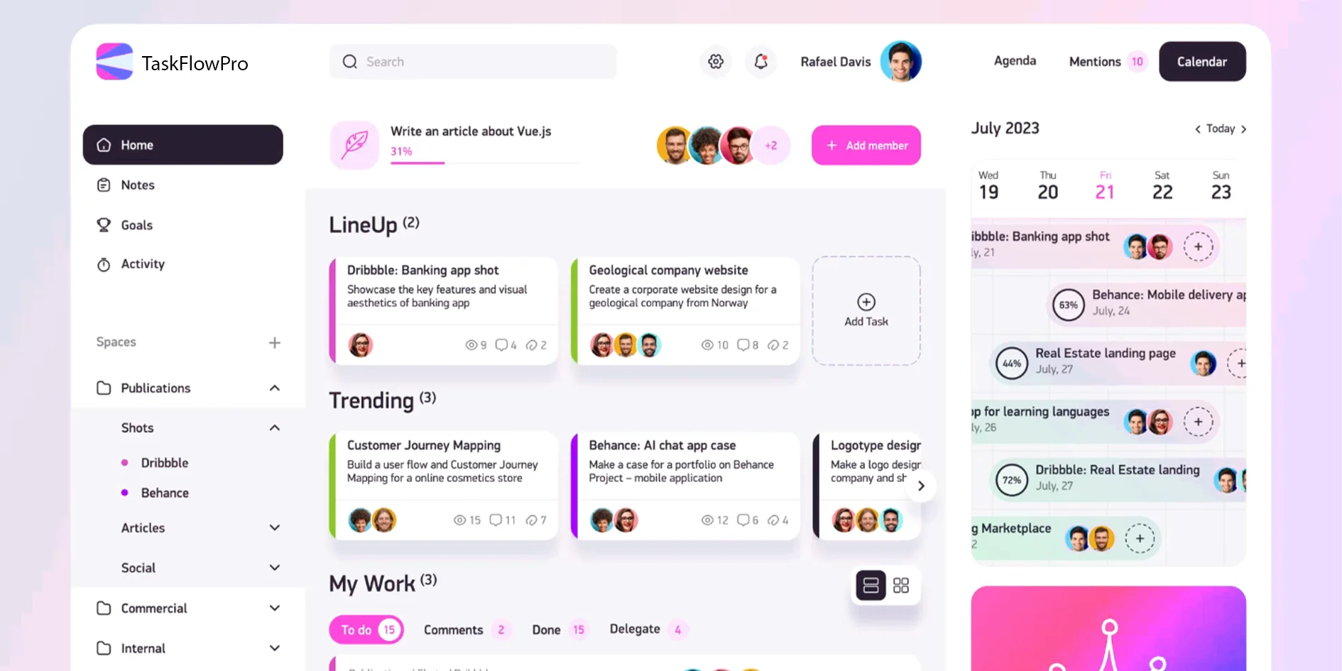 TaskFlowPro Web
